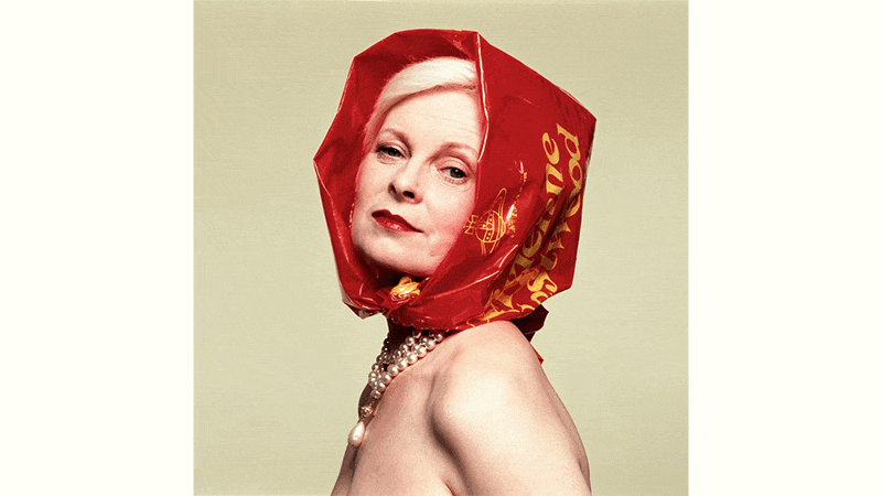 Portraits of the late British fashion designer Vivienne Westwood