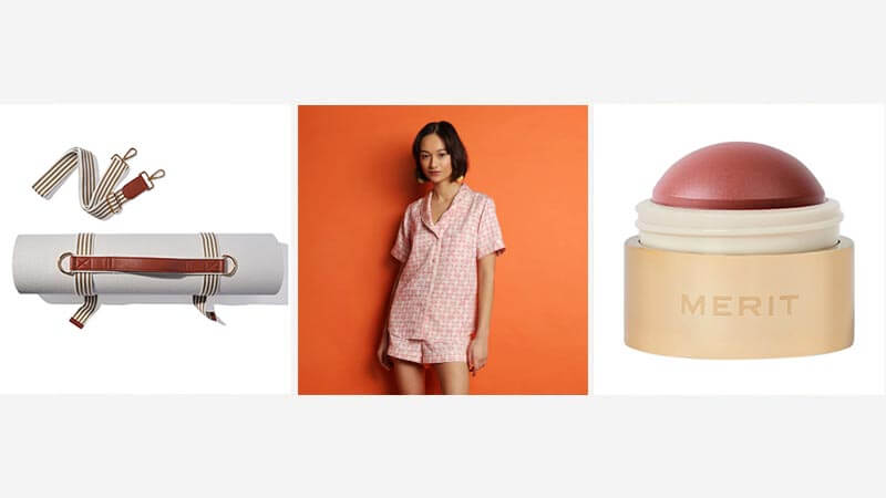 The Good Buys 065: Not Another Bill yoga strap, Ethical Silk Company pyjamas, Merit Beauty blush