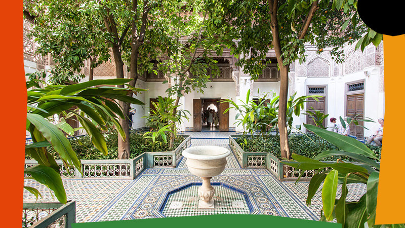 Image of Riad in Marrakech, Morocco 