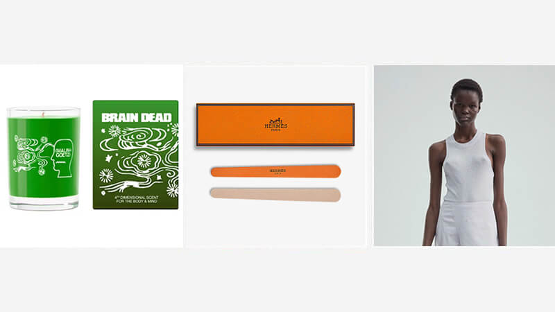 The Good Buys 080: Malin+Goetz x Brain Dead Candle, Hermès nail files, Ninety Percent tank top