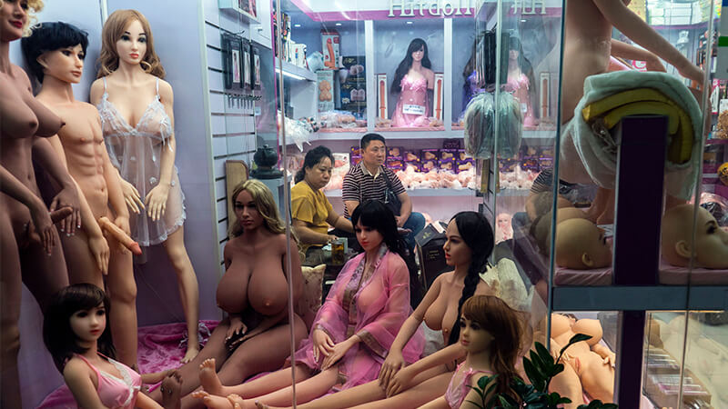 Image of sex doll shop