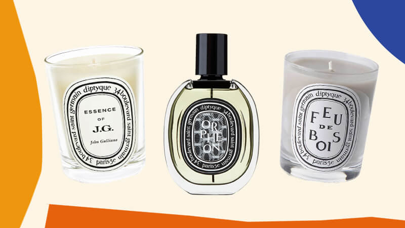 Perfume and candles from Diptyque