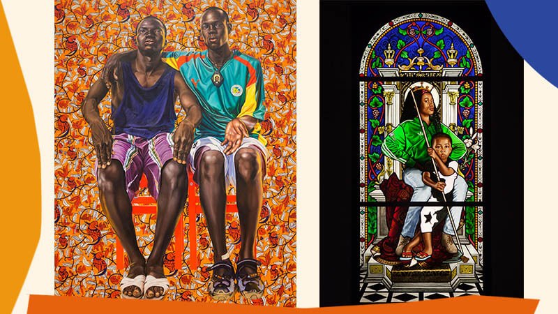 Artwork by American artist Kehinde Wiley