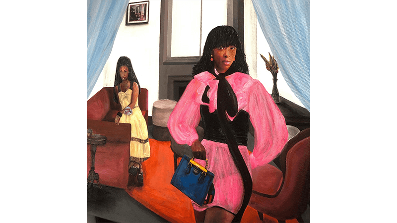 Painting by Cinthia Sifa Malunga for Gucci