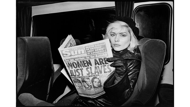 Singer Debbie Harry from the band Blondie