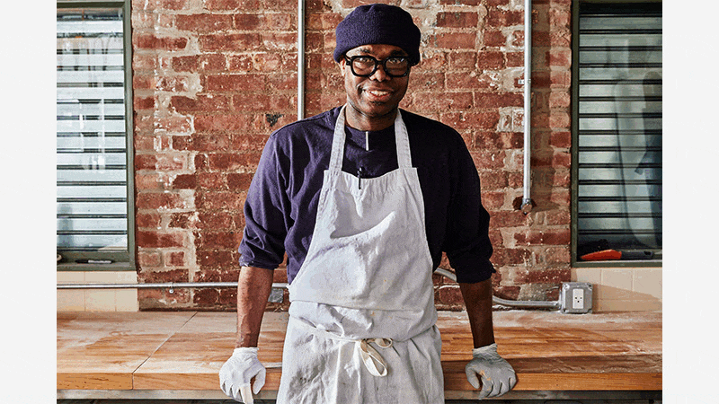 Portraits of New York based Bakers, Amadou Ly of ALF Bakery, Eunji Lee of Lysée and Dona Murad-Gersch of Librae