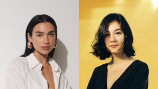 Portrait of Dua Lipa and author Michelle Zauner: Relates to author Q&A for Service95 Book Club