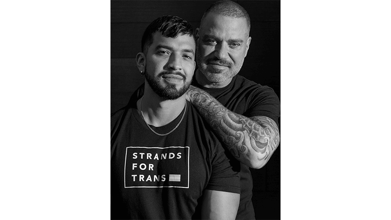 Strands For Trans co-founders JP Gomez and Xavier Cruz
