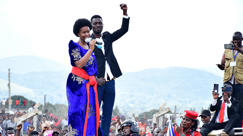 Stills from the film Bobi Wine The Peoples President